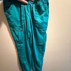 Teal Scrub Jogger Pants